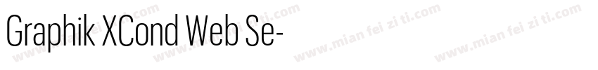 Graphik XCond Web Se字体转换